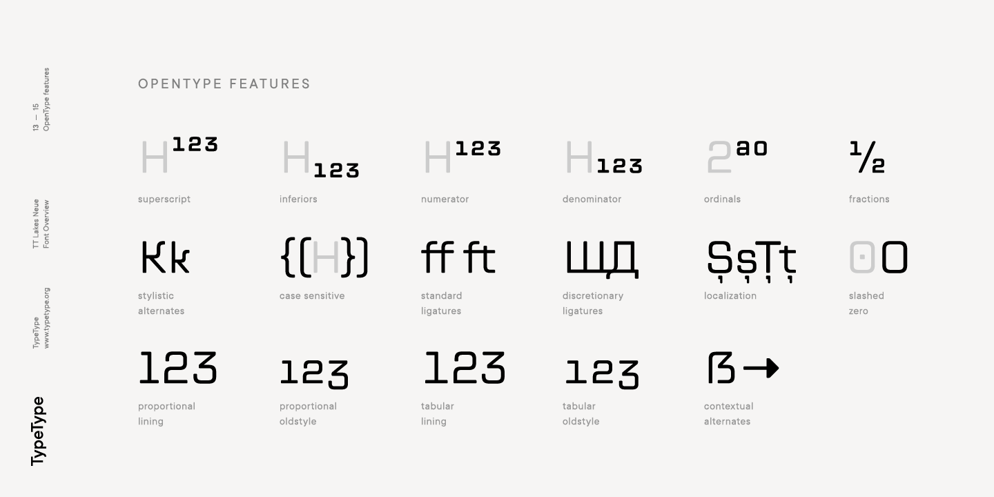 Example font TT Lakes Neue Compressed #4